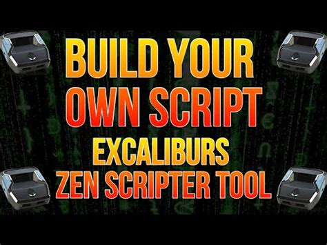 zen scripter|Excalibur's Zen Scripter .